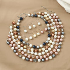 Easy match bead jewelry set