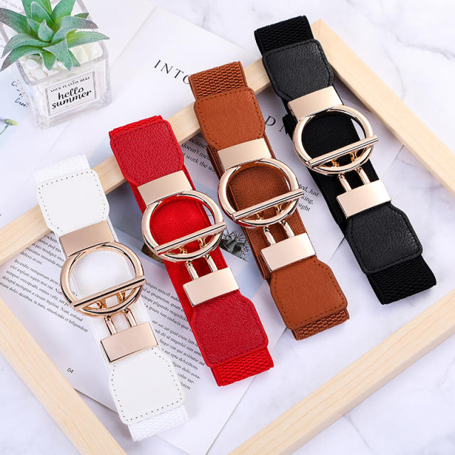 Easy match elastic corset belt
