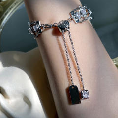 Luxury diamond camellia jewelry set