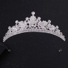 Occident fahsion rhinestone setting alloy crown