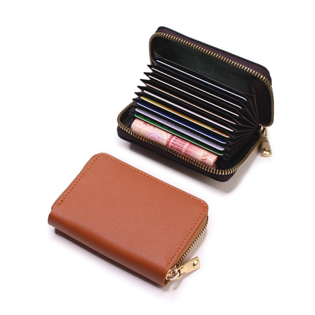 Large capacity card holder wallet