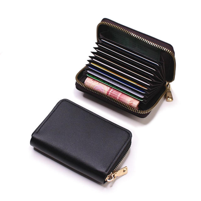 Large capacity card holder wallet