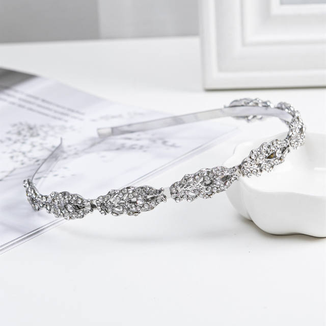 Hot sale rhinestone pearl wedding headband