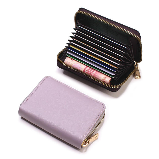 Large capacity card holder wallet