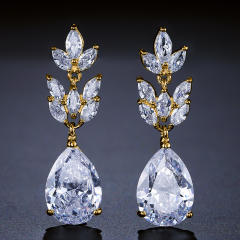 Classic AAA  cubic zircon copper jewelry set