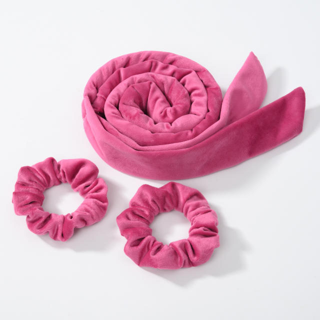 Amazon hot sale velvet heatless curl headband