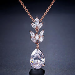 Classic AAA  cubic zircon copper jewelry set