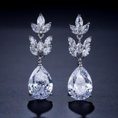 Classic AAA  cubic zircon copper jewelry set