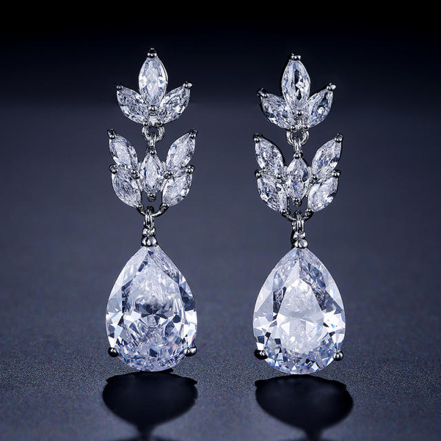 Classic AAA  cubic zircon copper jewelry set