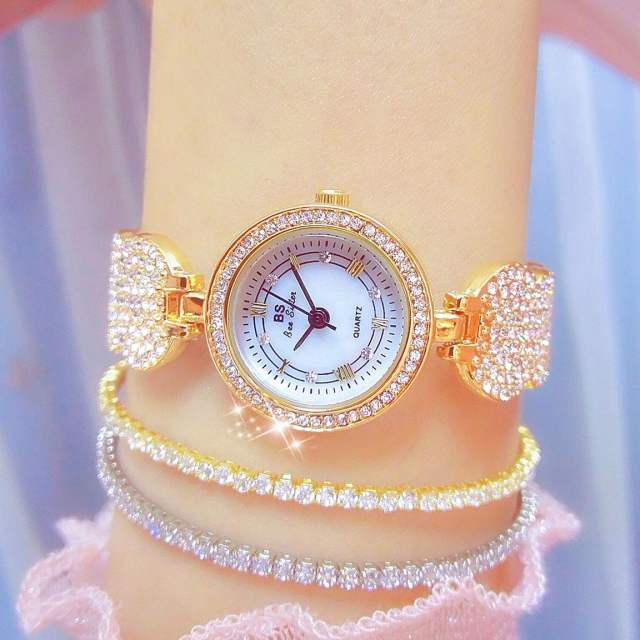 Luxury diamond women watch