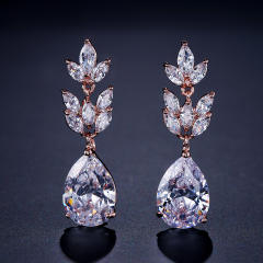 Classic AAA  cubic zircon copper jewelry set
