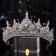 Luxury crystal beads diamond crown