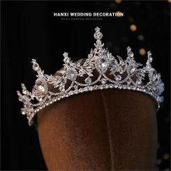 Cubic zircon pave setting princess crown