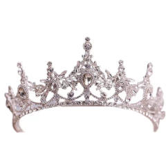 Cubic zircon pave setting princess crown