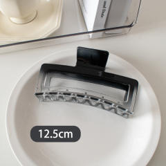 Large size Gradient color plastic hair claw clips
