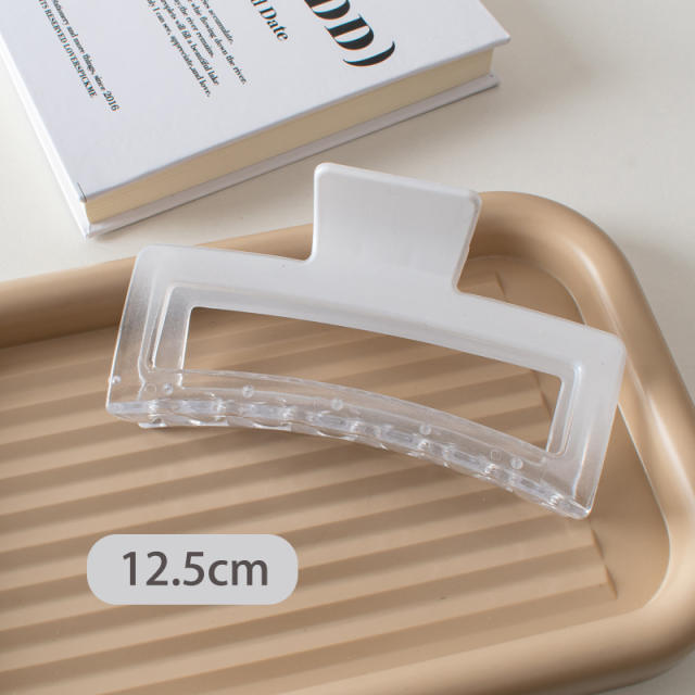 Large size Gradient color plastic hair claw clips
