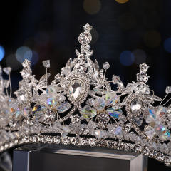 Luxury crystal beads diamond crown