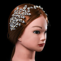 Real gold plated cubic zircon copper headdresses