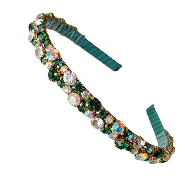 Korean fashion crystal beads elegant headband