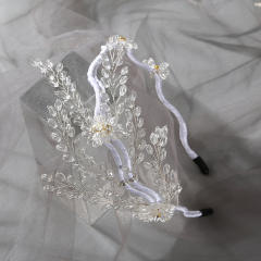 Handmade crystal beads headband