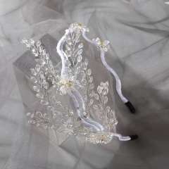 Handmade crystal beads headband