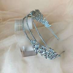 Elegant rhinestone diamond headband