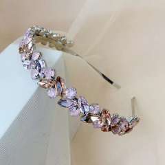 Korean fashion glass crystal statement headband