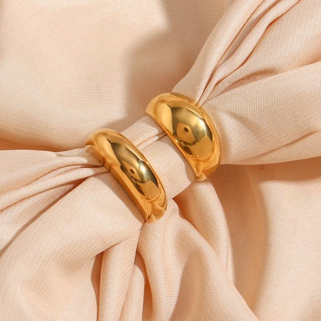 18KG stainless steel chunky rings