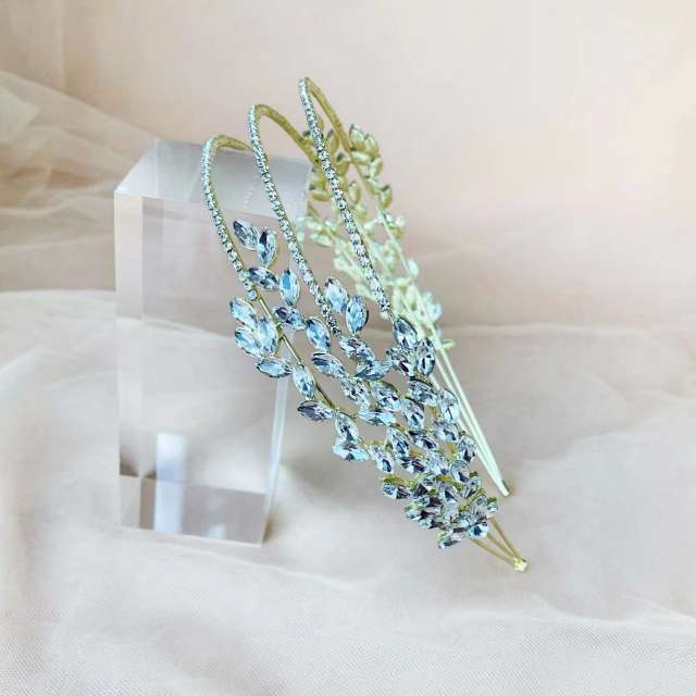 Elegant rhinestone diamond headband