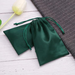Dark green color jewelry bag