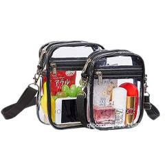PVC clear crossbody bag