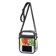 PVC clear crossbody bag