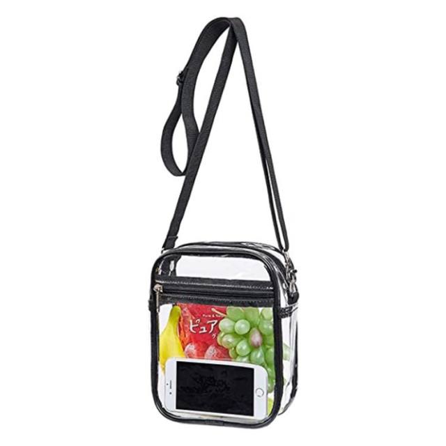 PVC clear crossbody bag