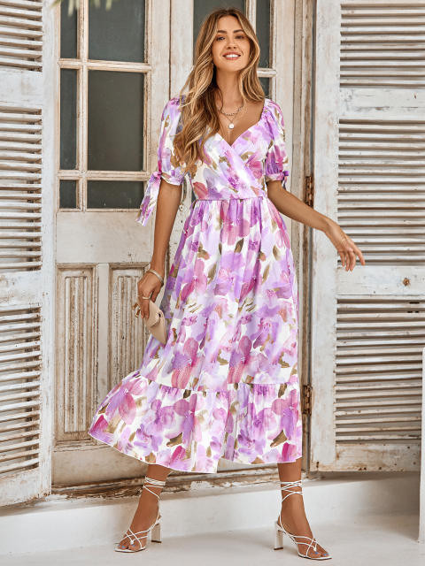 Summer design maxi dress beach dress