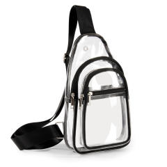 PVC waterproof clear sling bag