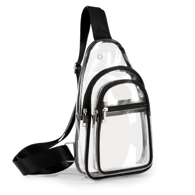 PVC waterproof clear sling bag