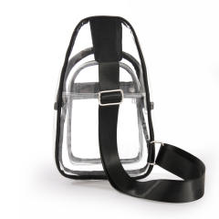 PVC waterproof clear sling bag