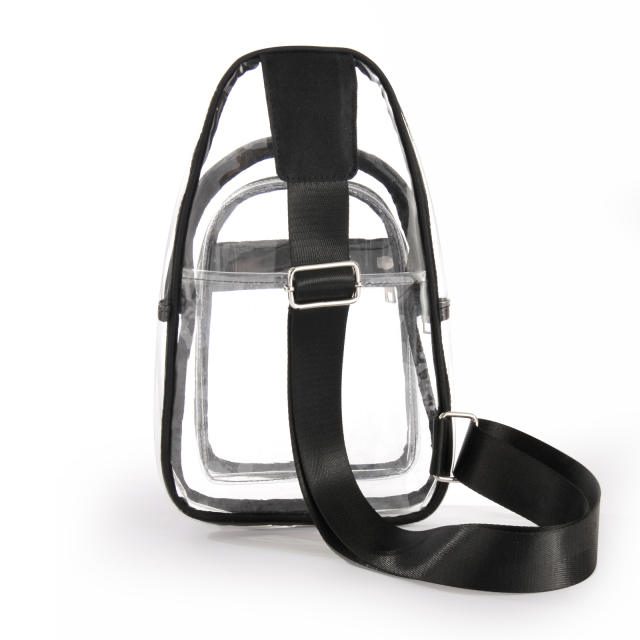 PVC waterproof clear sling bag