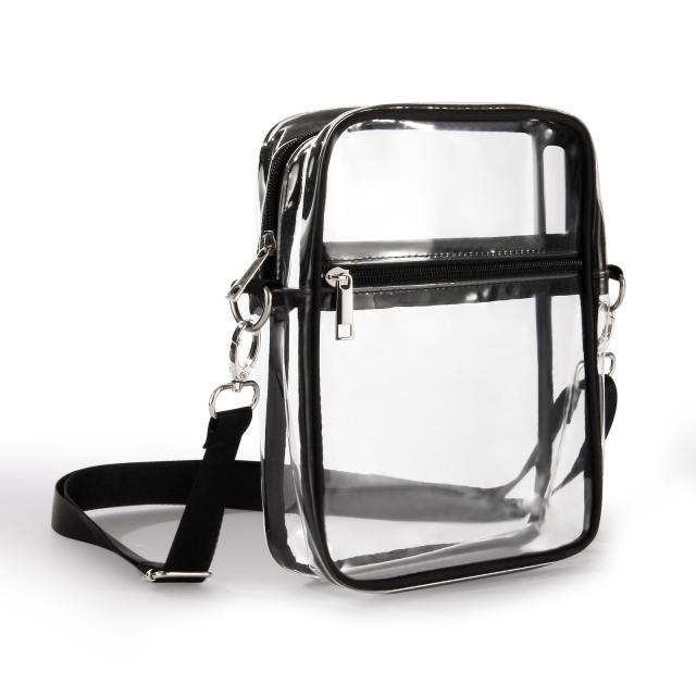 PVC clear crossbody bag