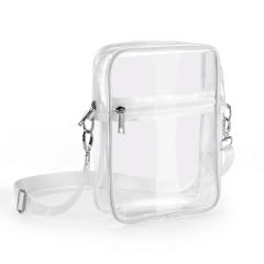 PVC clear crossbody bag