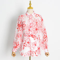 Beach trend cover up camisole shorts 3pcs set