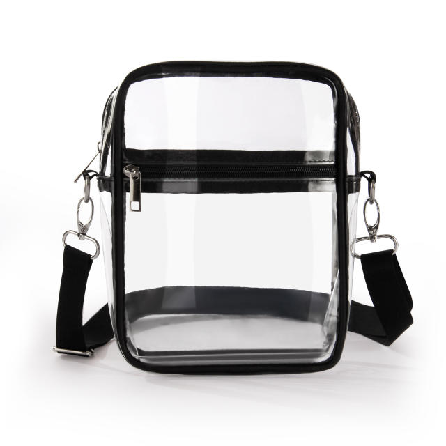 PVC clear crossbody bag