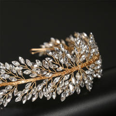 Eleagnt rhinestone setting wedding headband