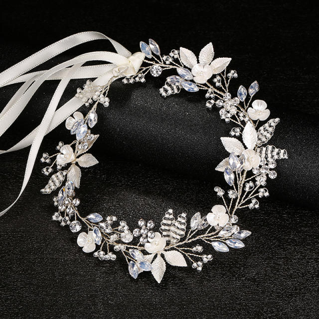 Occident fashion metal leaf wedding hair vines