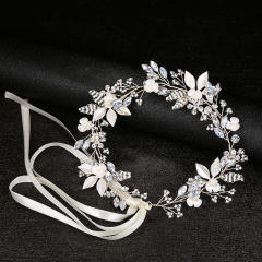 Occident fashion metal leaf wedding hair vines