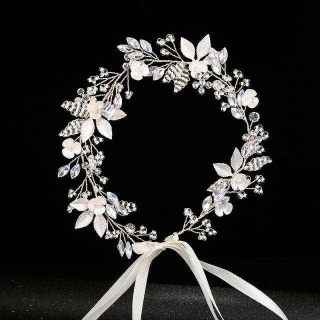 Occident fashion metal leaf wedding hair vines