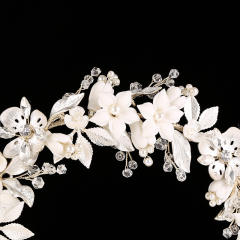 Elegant ceramics wedding hair vines