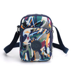 MINI size canvas patterned phone bag arm bag