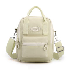 Korean fashion plain color nylon cute crossbody bag
