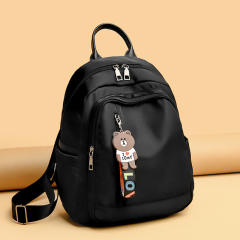 Black color Oxford cloth waterproof backpack